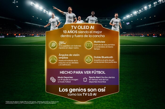  Smart TV LG OLED evo AI G5 4K.